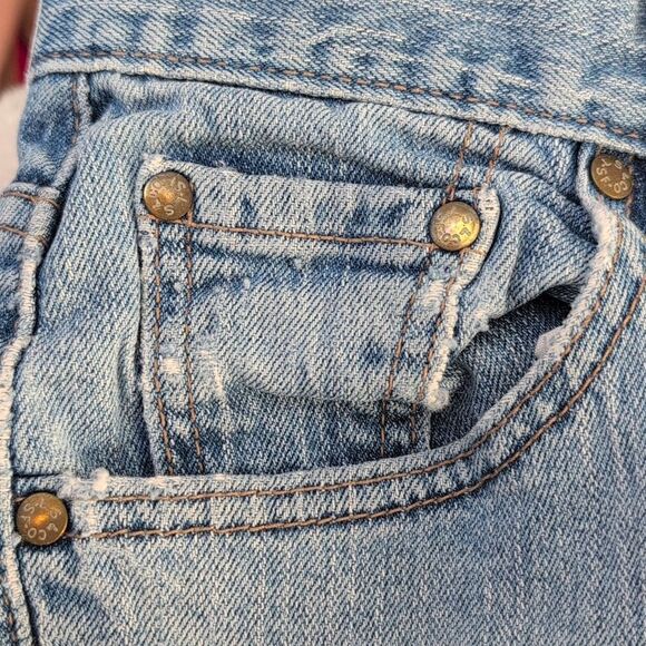 Levi's 505 nouveau low rise straight Y2K light wash jeans women's size 10 - Picture 8 of 10